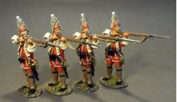 QBLG07N Louisbourg Grenadiers, 40th Regiment of Foot (4 figures) 